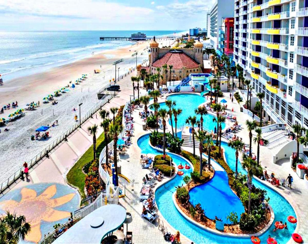 2 Bedroom Resort Condo Direct Oceanfront Wyndham Ocean Walk - Daytona Funland 2226 Daytona Beach Exterior photo
