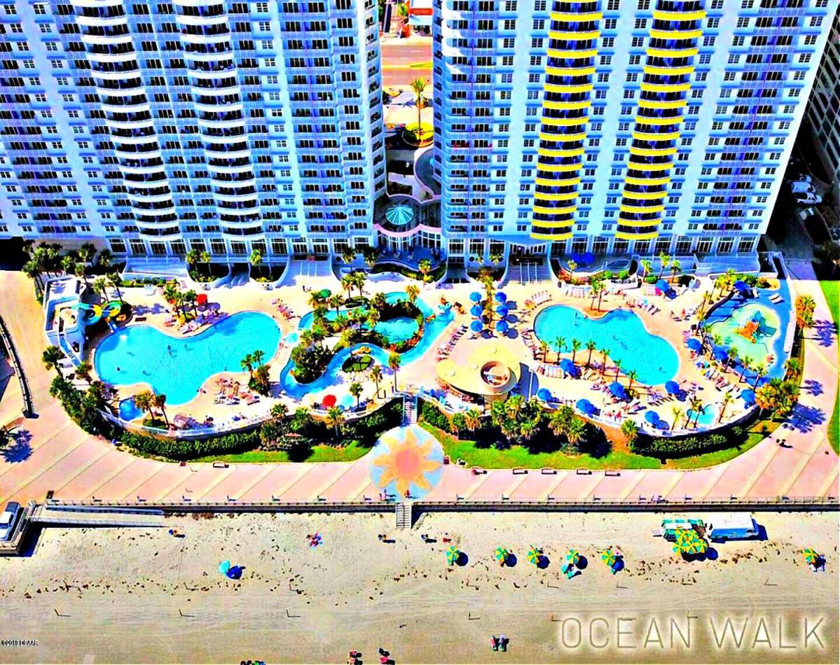 2 Bedroom Resort Condo Direct Oceanfront Wyndham Ocean Walk - Daytona Funland 2226 Daytona Beach Exterior photo