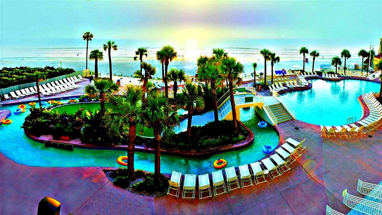 2 Bedroom Resort Condo Direct Oceanfront Wyndham Ocean Walk - Daytona Funland 2226 Daytona Beach Exterior photo
